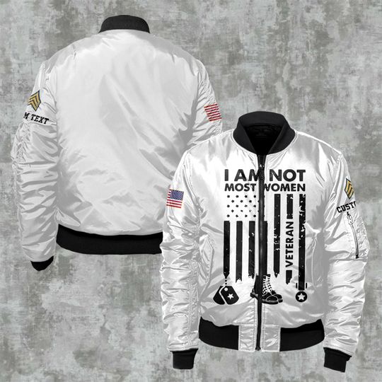 Discover I Am Not Most Woman #2278 – Bomber Jacket