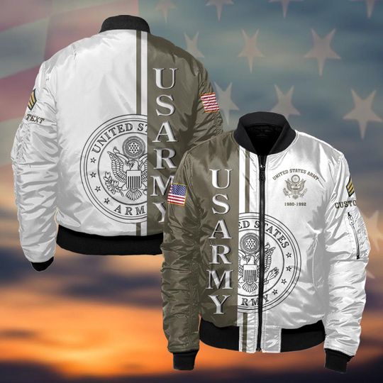 Discover Customized US Veteran Bomber Jacket