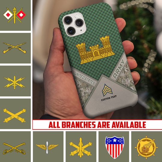 Discover Customized US Army Branches Phone Case