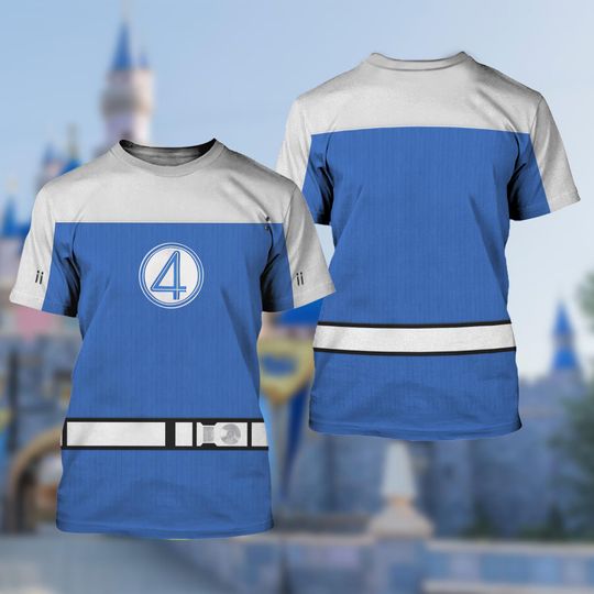 Discover Johnny Storm 3D T-Shirt, Fantastic Four First Steps Movie
