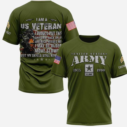 Discover Customized I Am A US Veteran