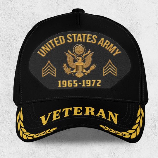 Discover Customized U.S Veteran Embroidered Baseball Cap