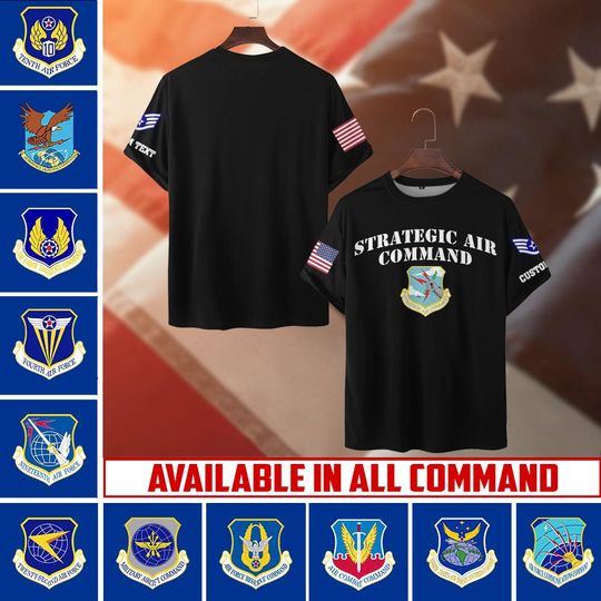 Discover Customized USAF Command 3D T-Shirt