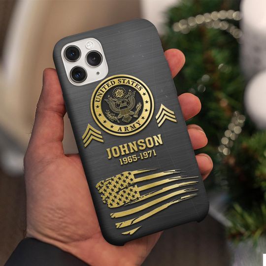 Discover Customized US Military Proudly Served Phone Case