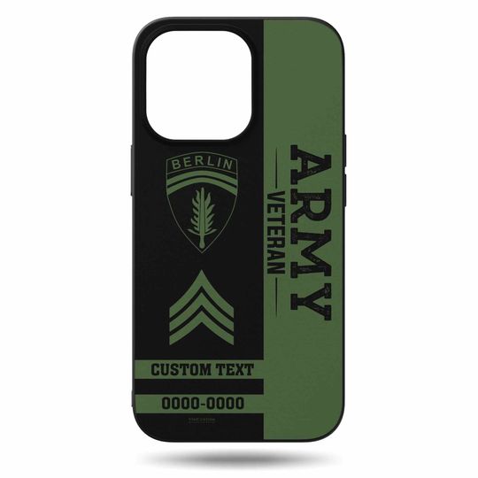 Discover Customized US Army Division Veteran Proudly Served Phone Case