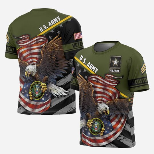 Discover Cusomized Army Branches 3D Shirt