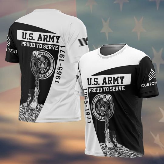Discover Customized U.S Veteran Proudly Served