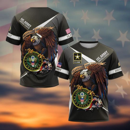 Discover Customized US Eagle Military Shirts