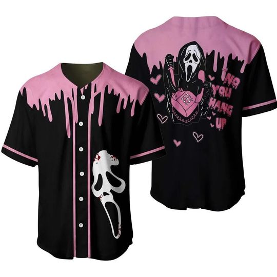 Discover Halloween No You Hang Up Ghostface Baseball Jersey