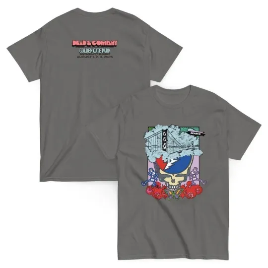 Discover Dead & Co 60th Golden Gate Park San Francisco Tee