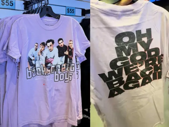 Discover Backstreet Boys At Sphere Las Vegas OMG We're Back Again T-shirt