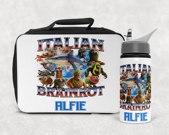 Discover Personalised Italian Brainrot lunch Bag