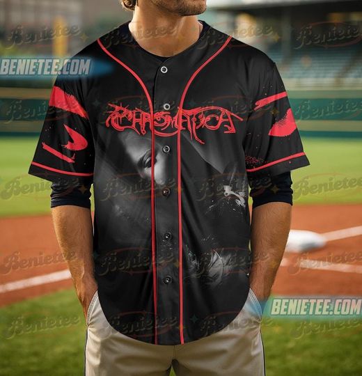 Discover Ld ga Bootleg Inspired Graphic Baseball Jersey, Retro Ld ga Music Fan Jersey, Mayhem Ball Tour 2025 Jersey