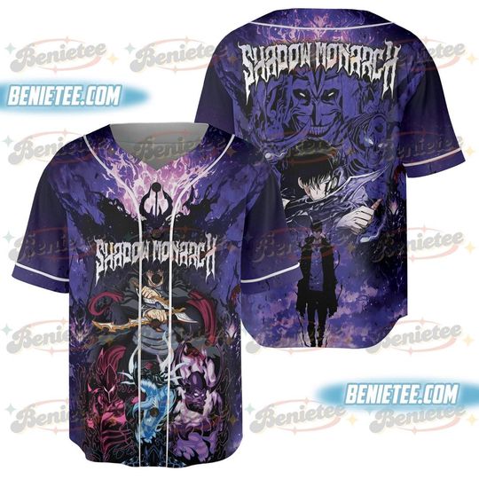 Discover Wholesale Men's Baseball Jersey Funny Anime Shirt Solo Leveling
