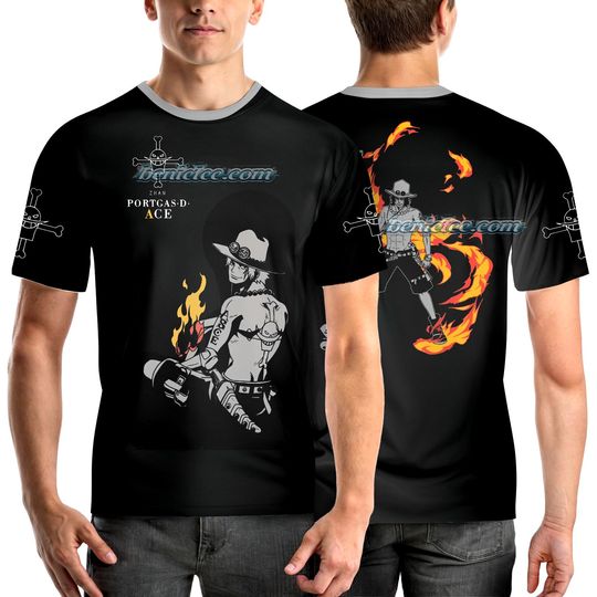 Discover One Piece Luffy 3D T-Shirt  "I'm Gonna Be the Pirate King" Anime Graphic Tee  Straw Hat Crew Shirt