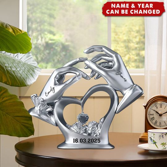 Discover Anniversary Gifts For Couple - Personalized Custom Shaped Acrylic Plaque