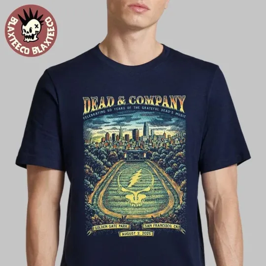 Discover Dead & Company Night 2 Golden Gate Park SF Aug 2 2025 T-Shirt