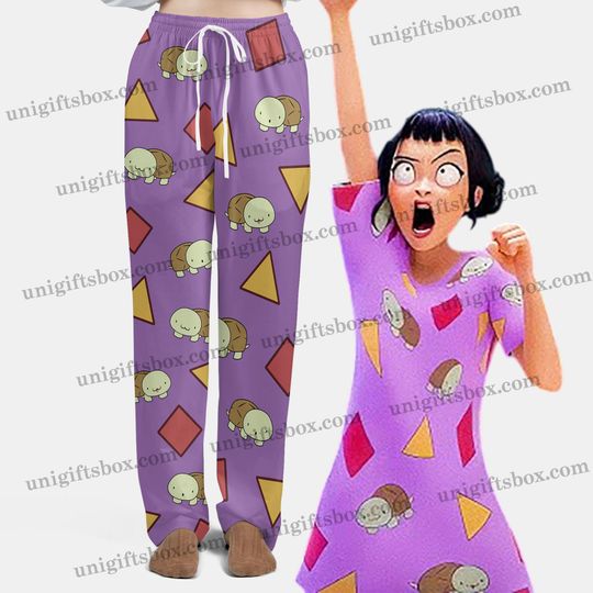 Discover K-pop Demon Hunters Zoey's Turtle Pajama Pants | Kpop Demon Hunters | Huntr/x Huntrix Rumi Mira Zoey Jinu Baby Saja