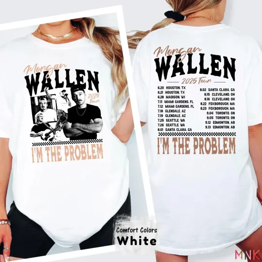Discover Wallen Western Tour 2025 T-Shirt Gildan Unisex All Sizes