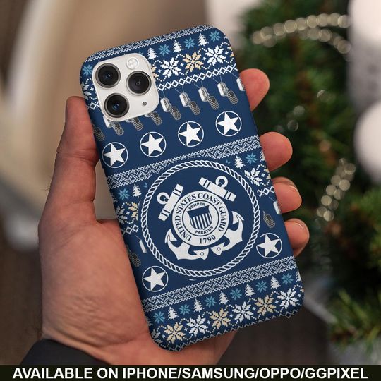 Discover Coast Guard Christmas Phone Case