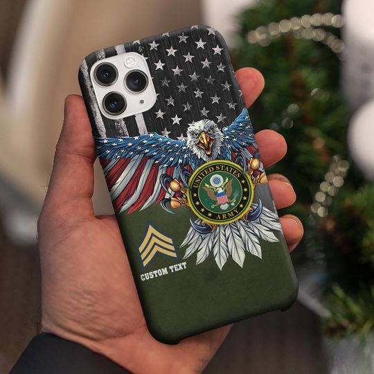 Discover Customized Eagle Veteran Phone Case