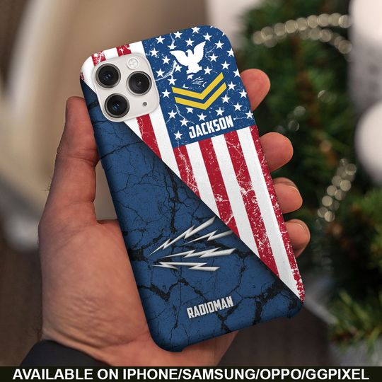 Discover Customized Navy Rating Phone Case