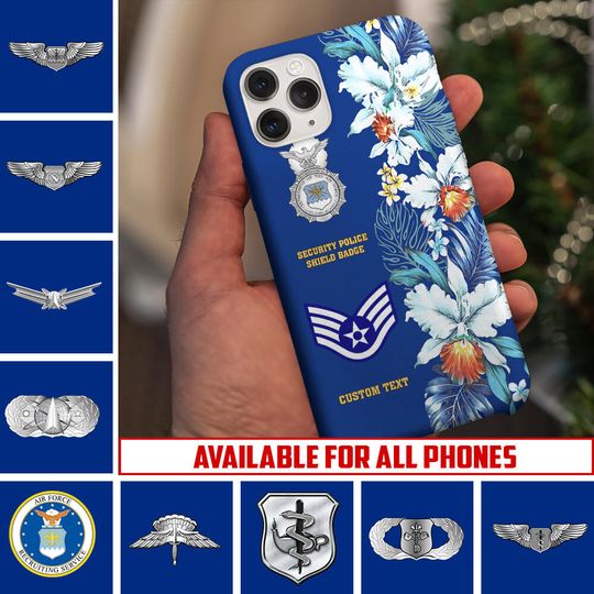 Discover Customized USAF Skill Badges Phone Case