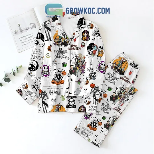 Discover The Nightmaree Beforee Christmass Halloween Pajamas Set