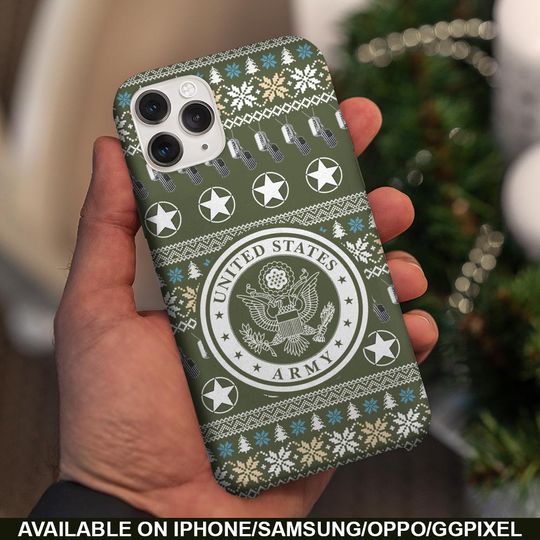Discover Army Christmas Phone Case