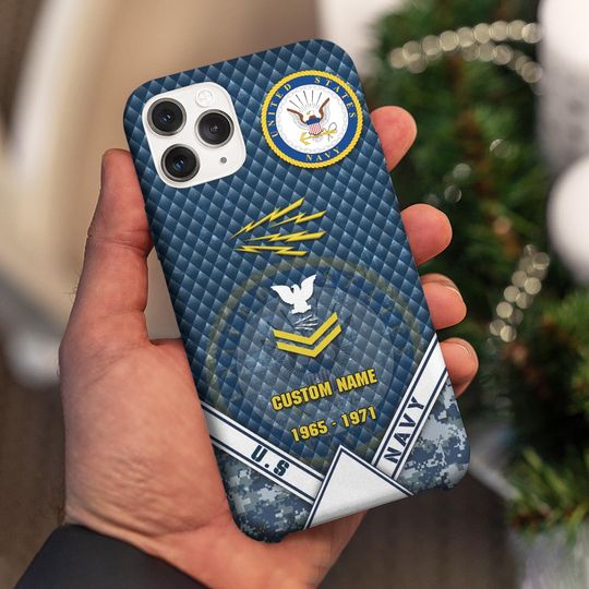 Discover Customized US Navy Ratings Phone Case