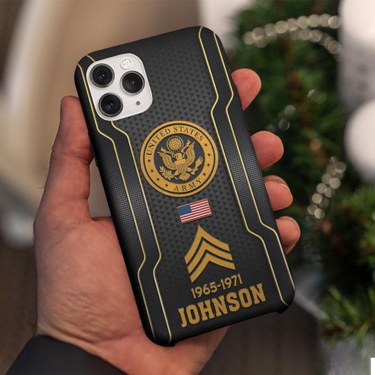 Discover Customized US Military Proudly Served Phone Case