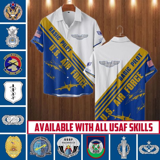 Discover Customized Air Force Skills Hawaiian Shirt