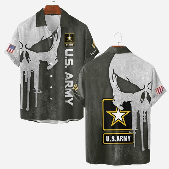 Discover Customized U.S. Army 3D Shirts Hawaiian Shirt