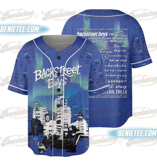 Discover Pop Music Bring Memory BackStreet Baseball Jersey, Into The Millennium Las Vegas, Backstreet Band Tour 2025