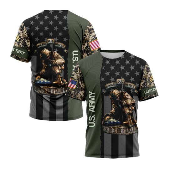 Discover Customized 3D T-Shirt Honoring Our Heroes
