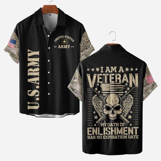 Discover Personalized I Am A Veteran My Oath Enlishment Has No Expiration Date
