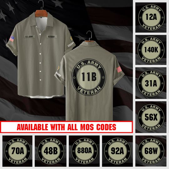 Discover Customized U.S. Army MOS 3D shirts