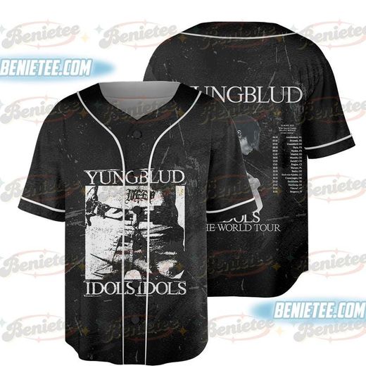 Discover Yungblud IDOLS The World Tour 2025 Baseball Jersey
