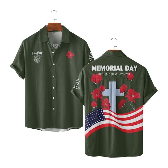 Discover Memorial Day: Remember & Honor Our Veterans Hawaiian Shirt