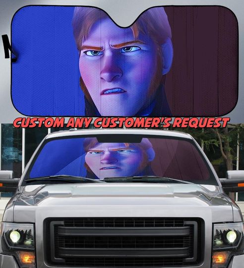 Discover Personalize Prince Hans Sunshade, Custom Photo Prince Hans,