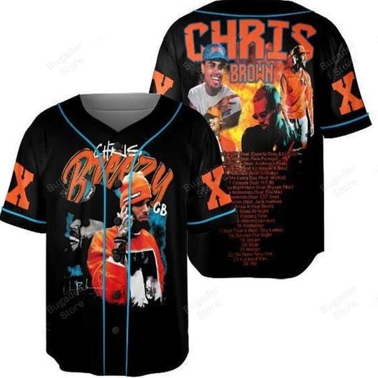 Discover Chris Brown Tour Breezy Bowl XX Jersey, Concert Retro 2025 Jersey