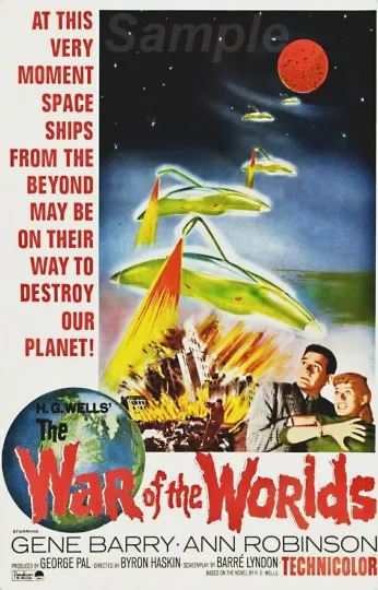 Discover War Of The Worlds Movie Poster, Wall Decor