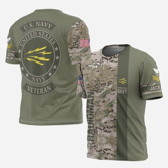 Discover Customized U.S. Navy Ratings 3D T-Shirt