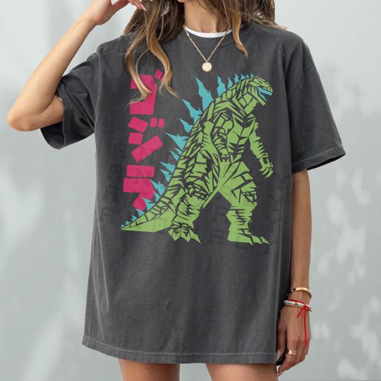 Discover Japanese Monster Movie T-Shirt, Retro Minus One Kong Sci Fi Movie Shirt