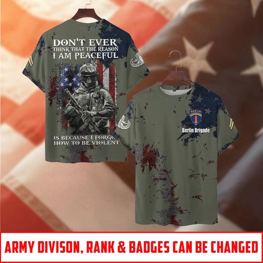 Discover Customized Army Divisions 3D Shirt