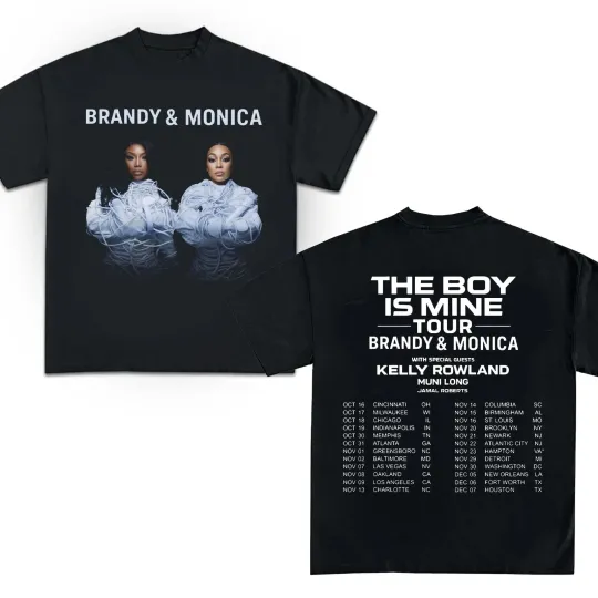 Discover The Boy is Mine Tour Shirt – Brandy and Monica Concert Tee