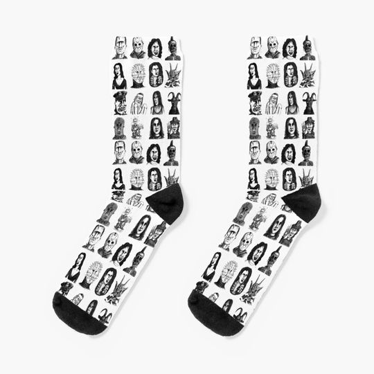 Discover HORROR FILMS Socks