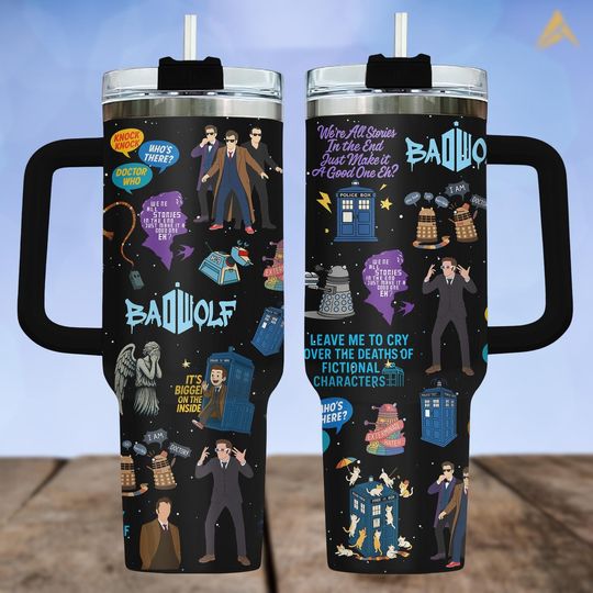 Discover Doctor Who 40oz Tumbler, Dr Who Stainless TTumbler 40 oz with Handle