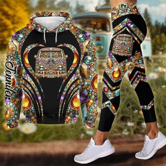 Discover Be Hippie - Personalized Hippie Hoodie and Leggings