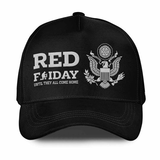 Discover Customized Red Friday Until They All Come Home Embroidered Classic Cap